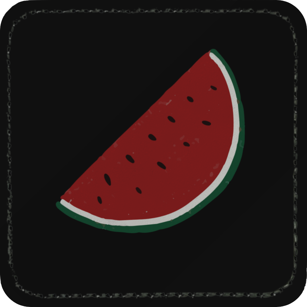 Watermelon Black Patch